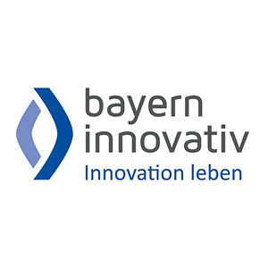 Logo der Bayern Innovativ GmbH, Anbieter von Innovationsberatung und Netzwerkförderung in Bayern.